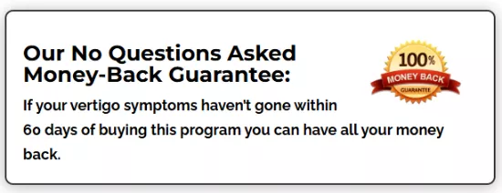 The Natural Vertigo and Dizziness Relief Program Money Back Guarantee