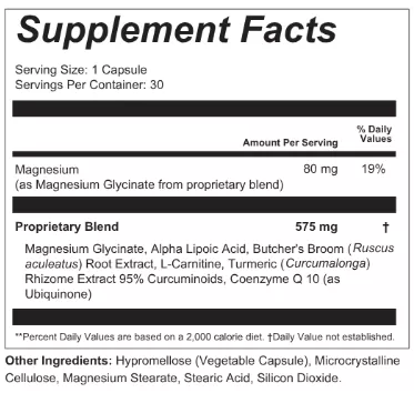 Tinnoril supplement facts